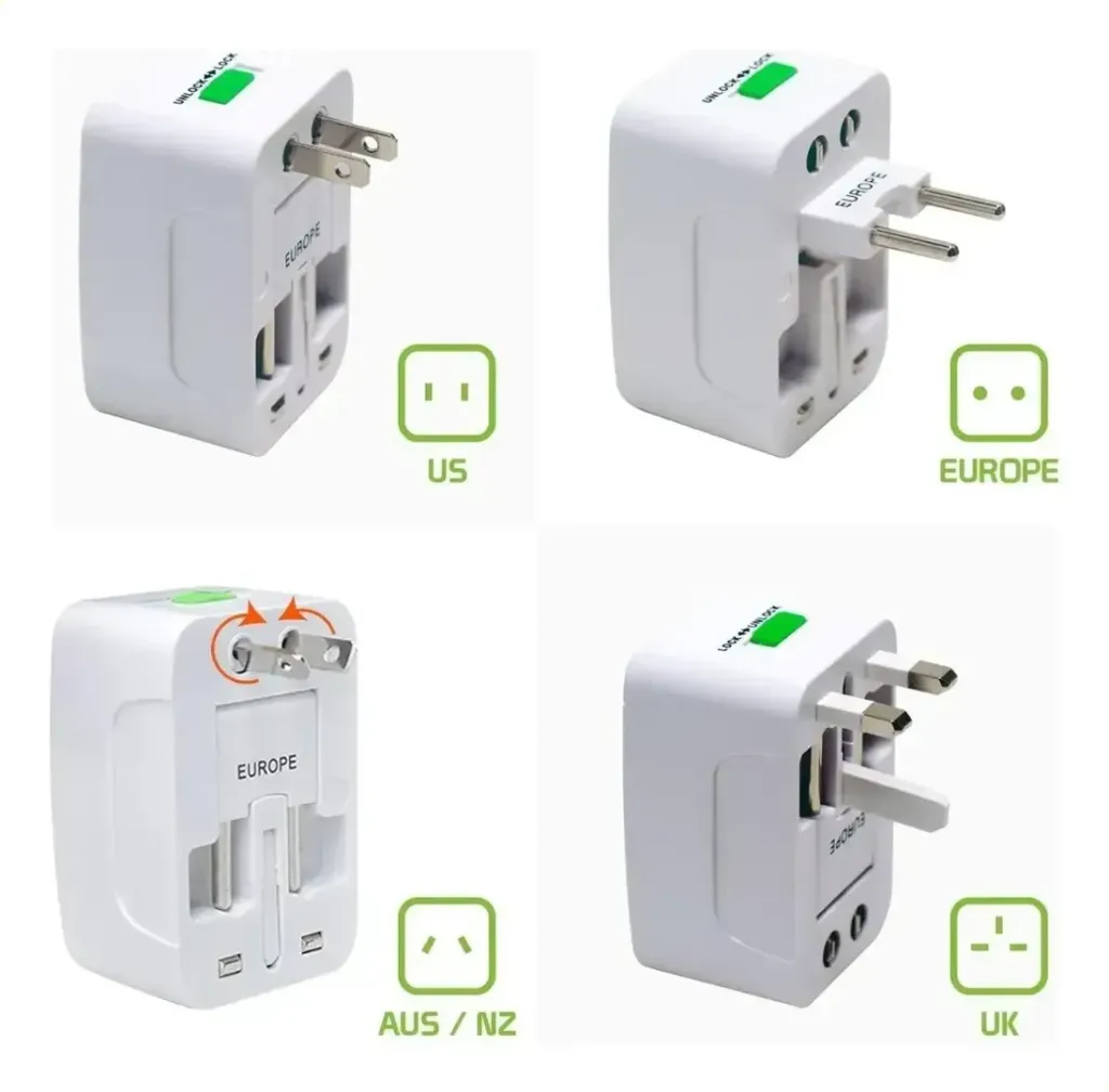 ADAPTADOR DE CORRIENTE UNIVERSAL EUROPEO