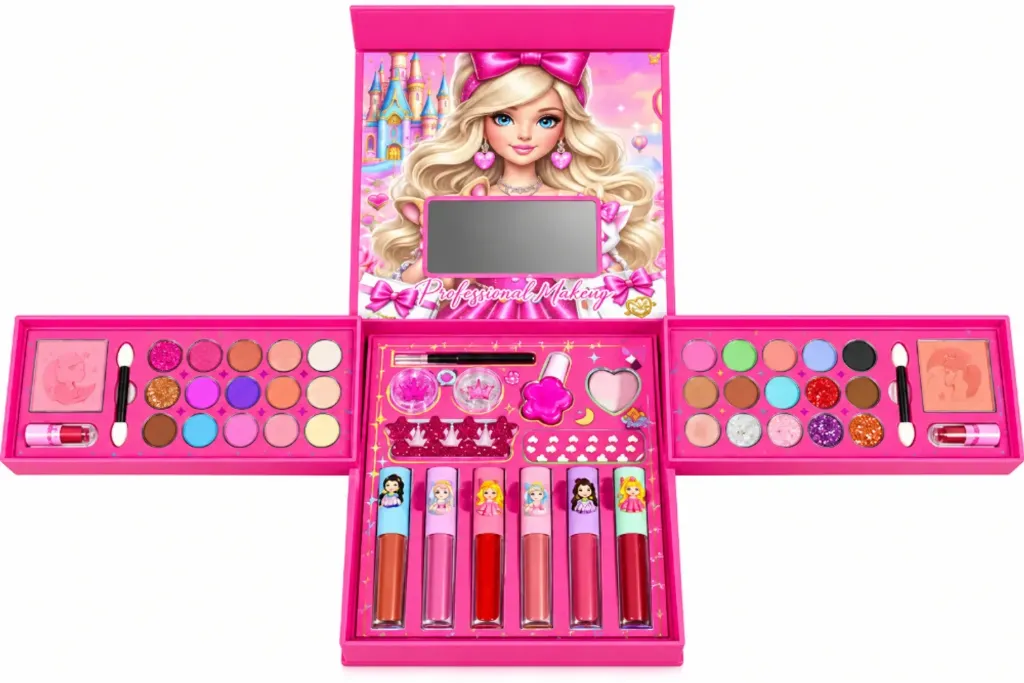 KIT DE MAQUILLAJE INFANTIL CON ACCESORIOS