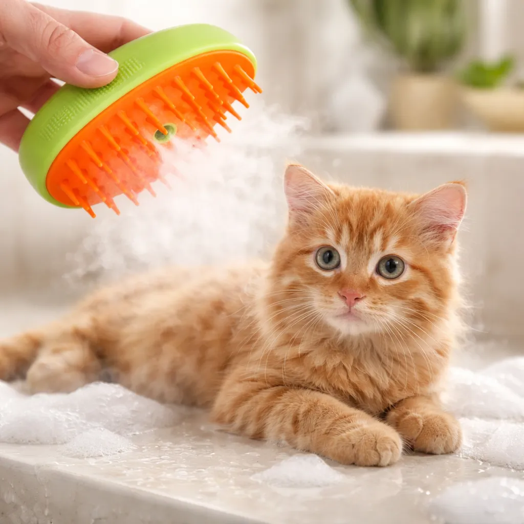 [M125] CEPILLO DE VAPOR PARA PERROS Y GATOS