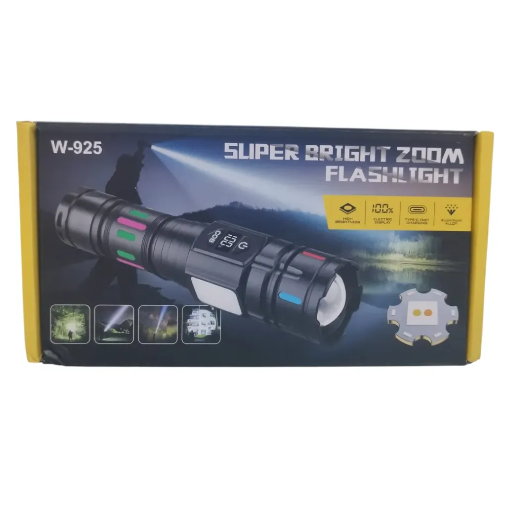 LINTERNA POTENTE W-925 SUPER BRIGHT ZOOM