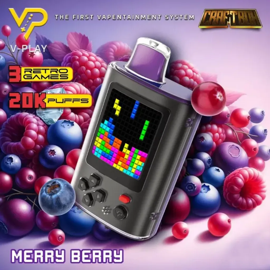 [V - PLAY] VAPEADOR RETRO GAMES 20000 PUFFS V-PLAY