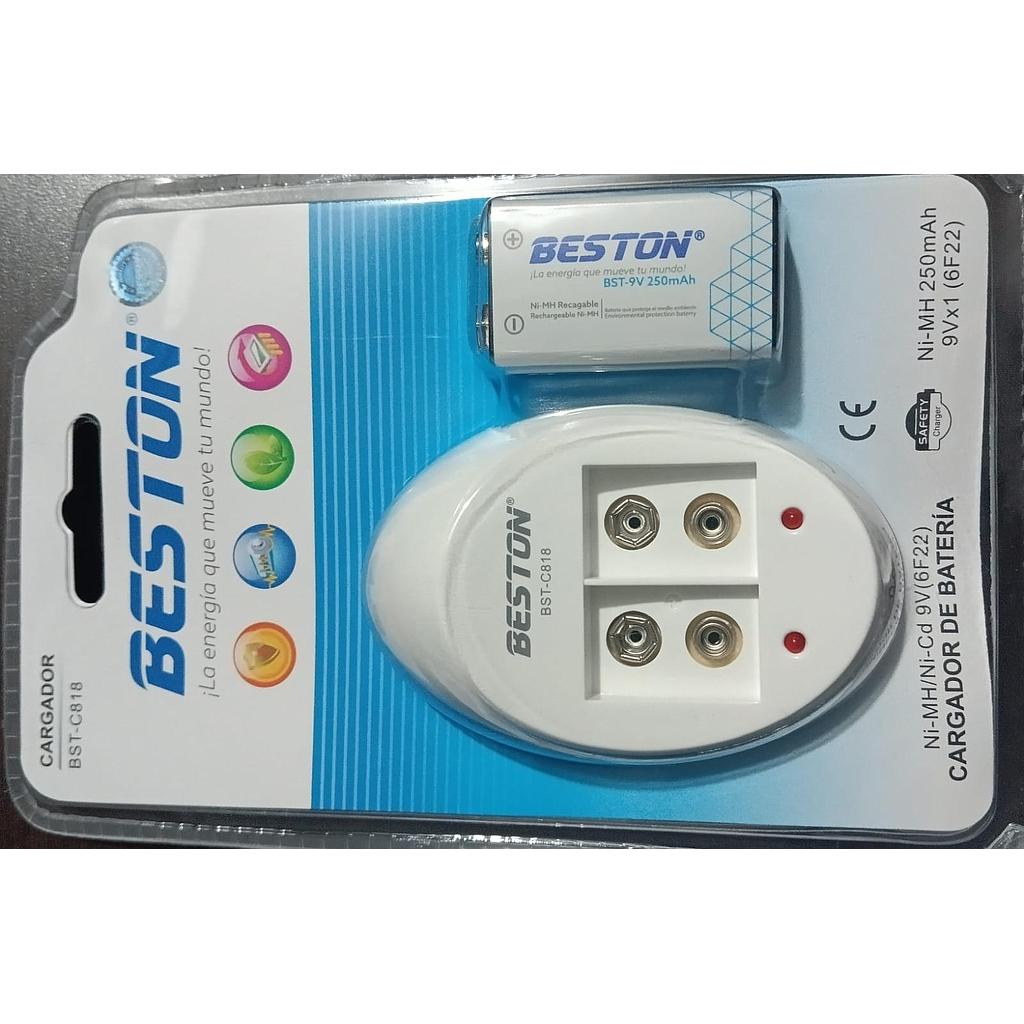 CARGADOR - BESTON - BATERIA 9V BST-C818